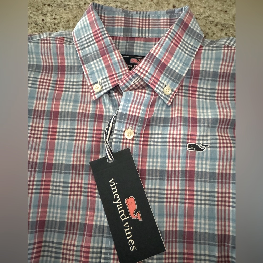 Boys Vineyard Vines Whale Shirt NWT